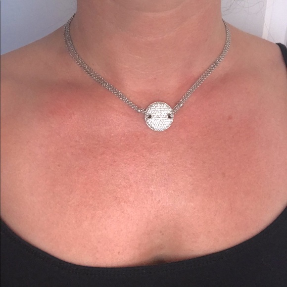 Handmade Diamond Cluster Choker - Picture 2 of 6